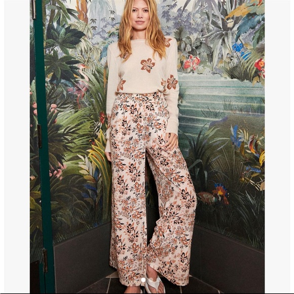 The Westside island oasis silk hi waist pants size Small - Picture 1 of 14